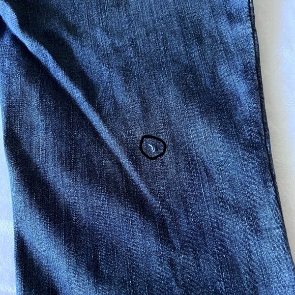 Sculpting Slim Frayed Bottom Leg Mid Rise Pull on Jeans Women 8 - Picture 8 of 9